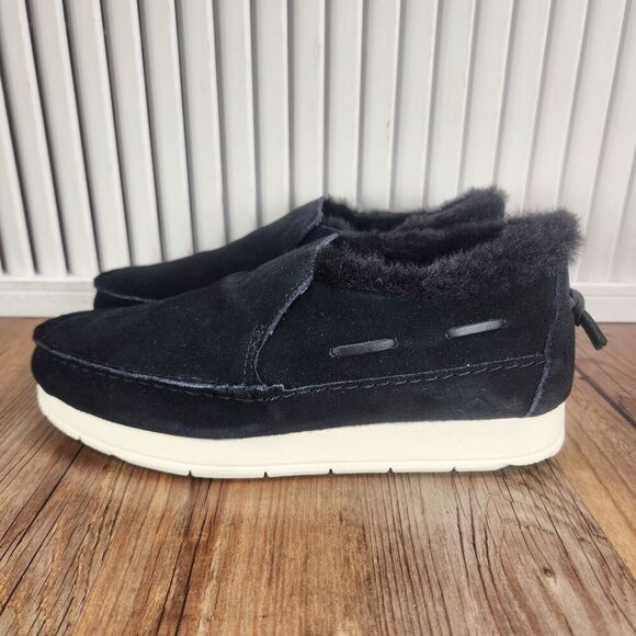 Sperry Moc-Sider Base Core Black Womens Sz 6 M Suede Casual Slip On Loafer Shoes - Picture 4 of 11